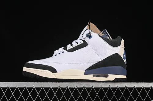 All categories Air Jordan Jordan series basketball shoes Air Jordan 3 LW version Air Jordan 3 Retro OG SP "Diffused Blue" AJ3 Joe 3 white and blue cement HV8571-100